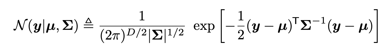 ch3 Probability - part1 - Multivariant Gaussian Distribution