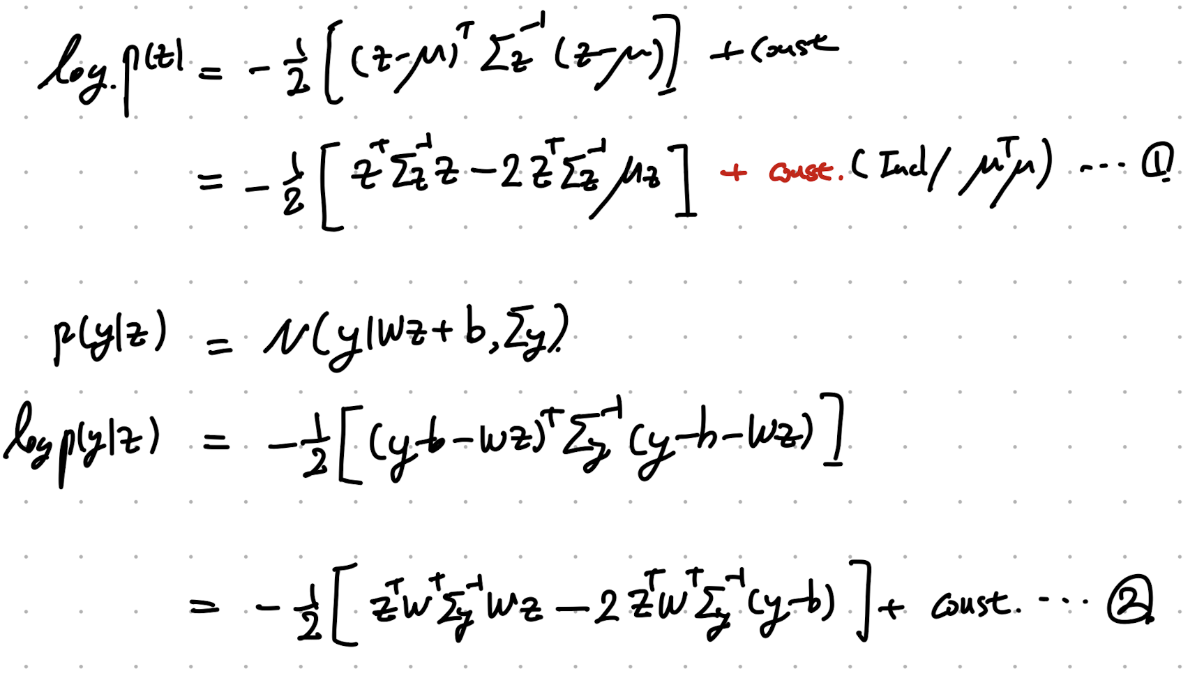 ch3 probability - part2, Linear Gaussian systems