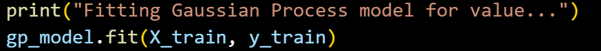 Gaussian Process Regression(GRP)