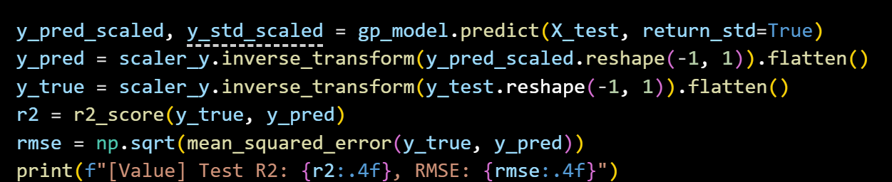 Gaussian Process Regression(GRP)