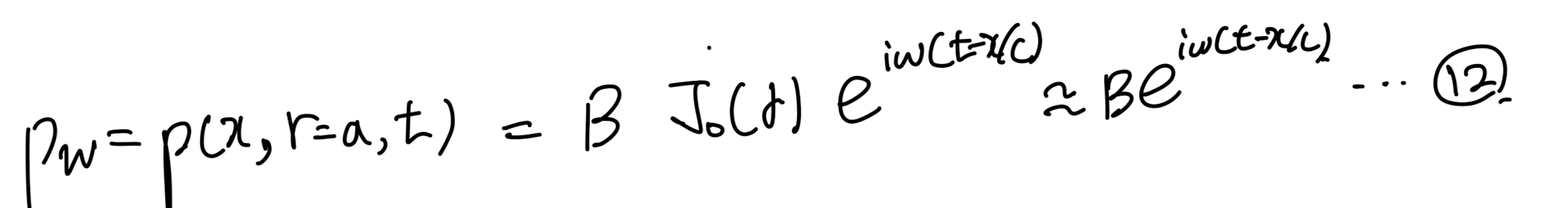 [Pulsatile flow] 3. Coupling with Fluid motion on the elastic tube wall