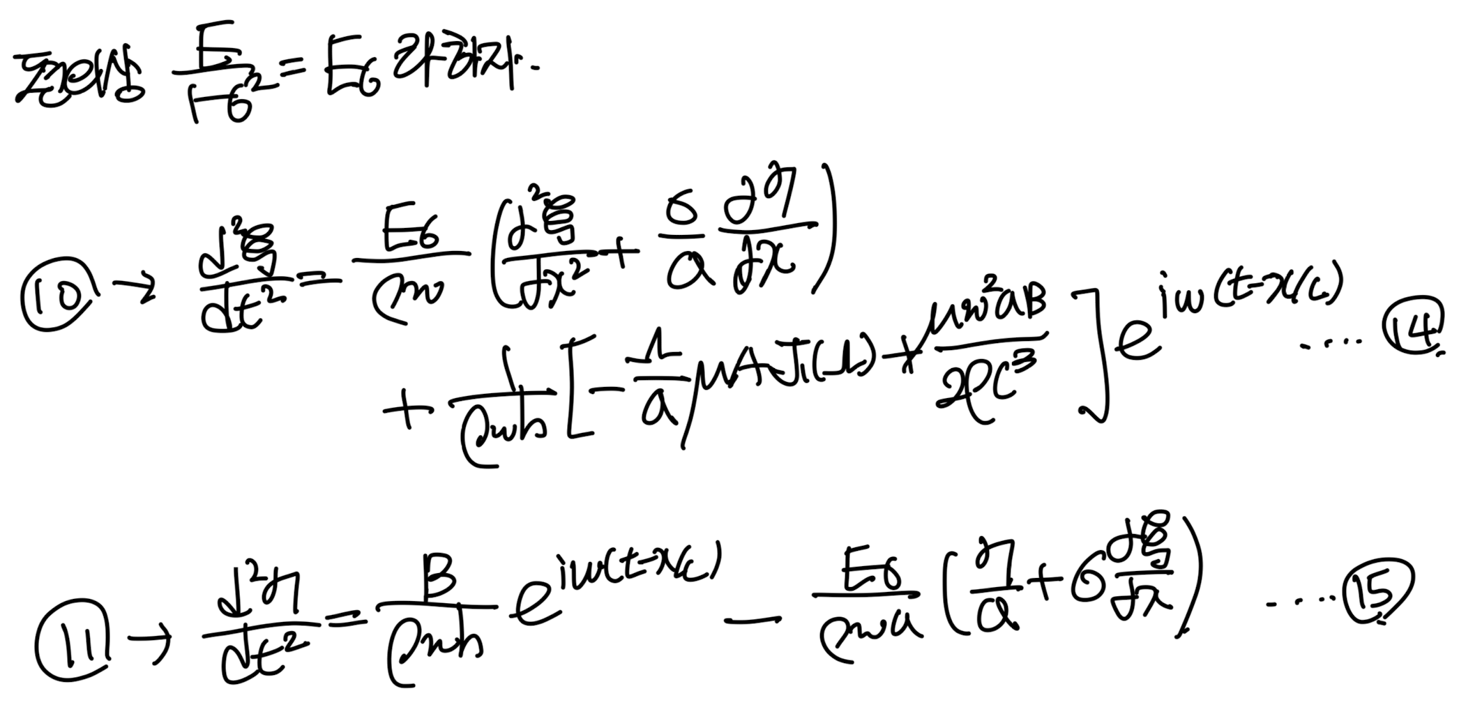 [Pulsatile flow] 3. Coupling with Fluid motion on the elastic tube wall