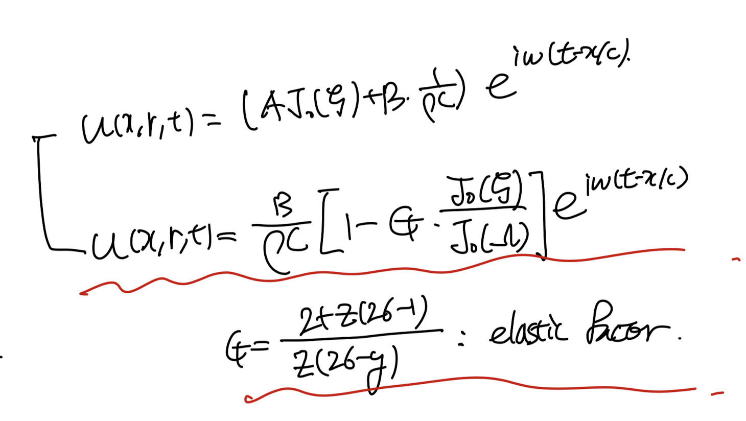 [Pulsatile flow] 4. Coupling with Fluid motion on the elastic tube wall2- Boundary condition