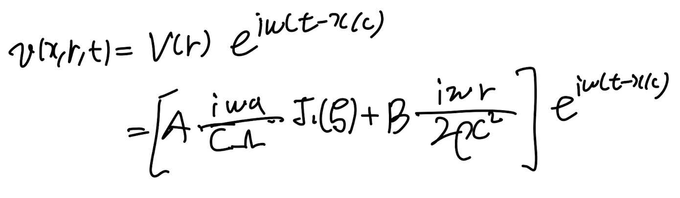[Pulsatile flow] 4. Coupling with Fluid motion on the elastic tube wall2- Boundary condition