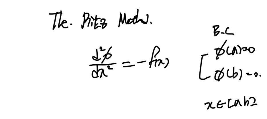 Ch3 Discretization method - part1 ( FDM, Ritz method)