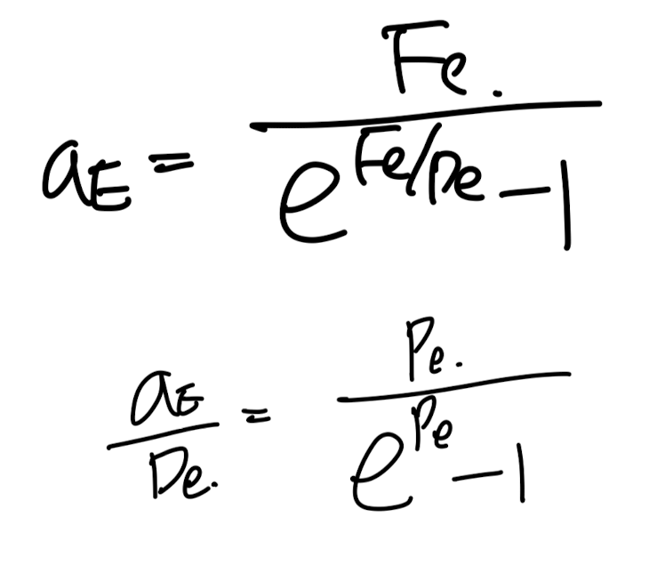 Ch5 Convection and Diffusion - part3 (Expotential, hybrid scheme)