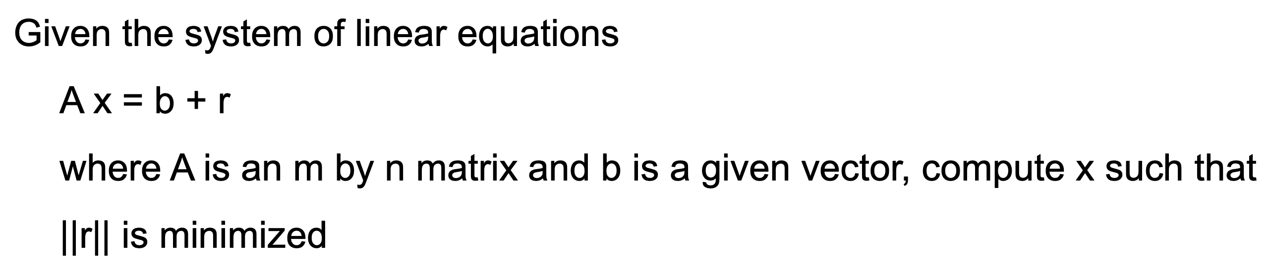 1. Intro - Numerical Linear Algebra