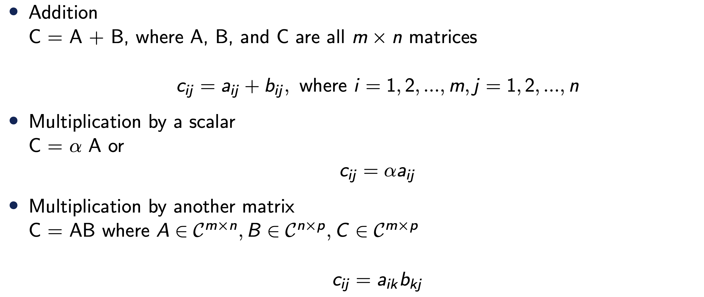 1. Intro - Numerical Linear Algebra