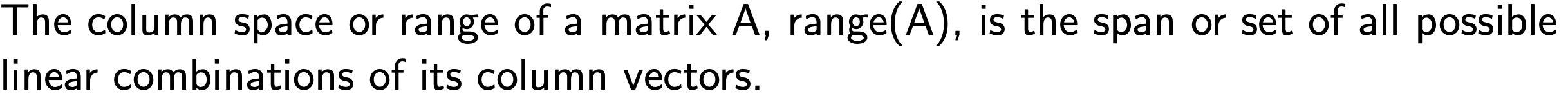 1. Intro - Numerical Linear Algebra