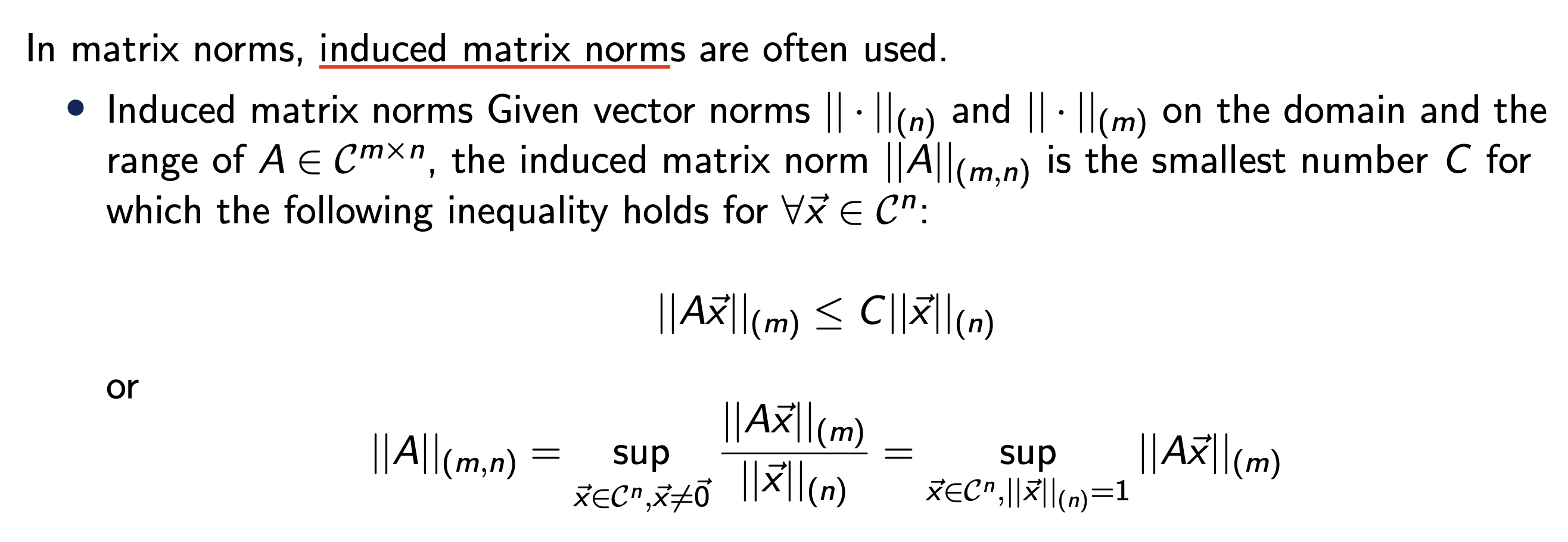 1. Intro - Numerical Linear Algebra