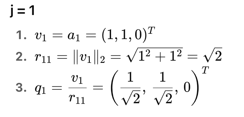 2. QR Factorization - part1 (Gram Schmedit)