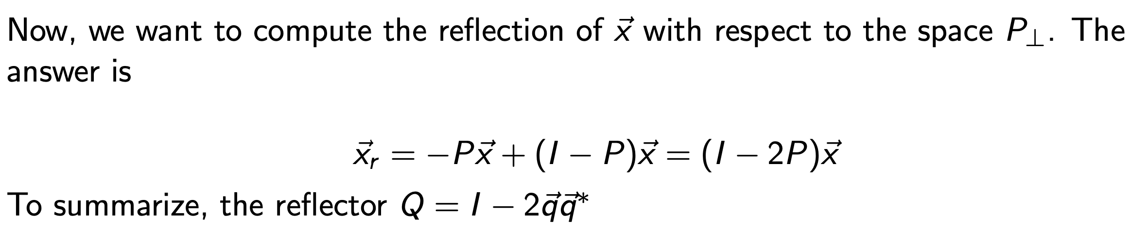 2. QR factorization - part2 (Householder)