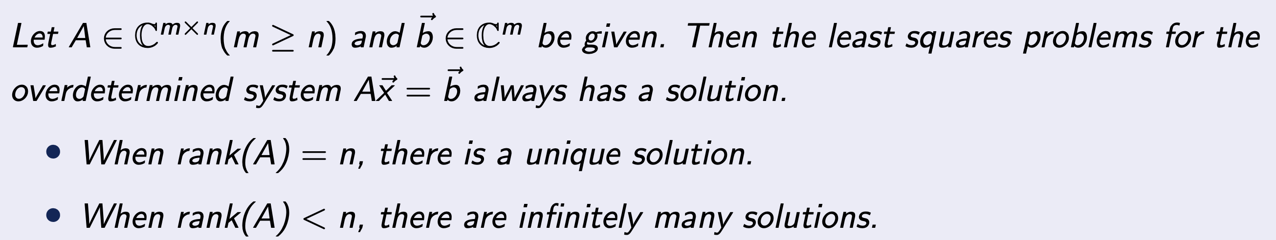3. Least Square Problem