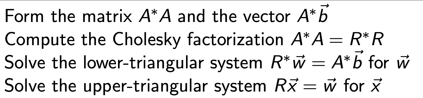 3. Least Square Problem