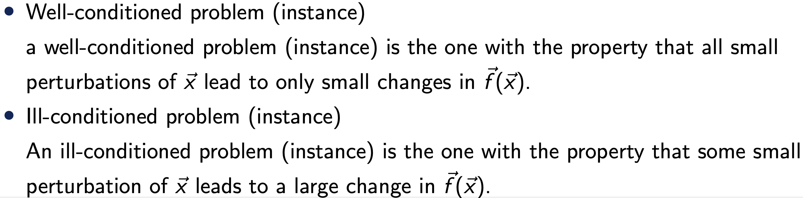 Ch6. Conditioning and Stability - part1