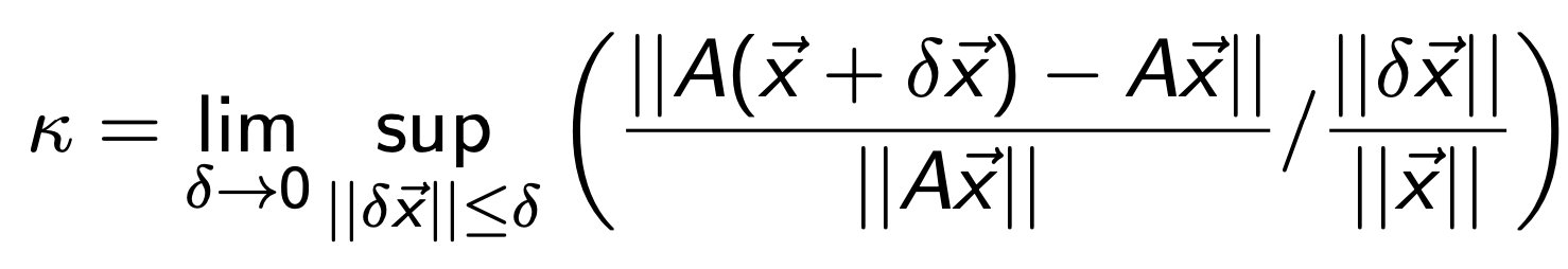 Ch6. Conditioning and Stability - part1
