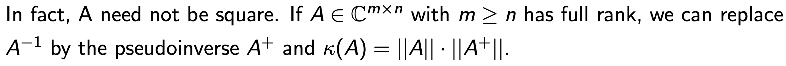 Ch6. Conditioning and Stability - part1