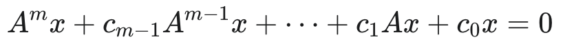Ch8. Krylov subspace