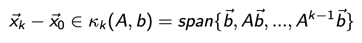Ch8. Krylov subspace