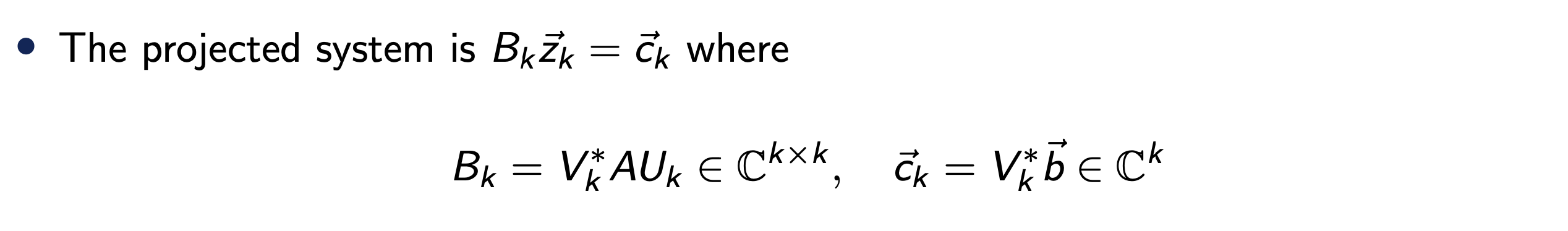 Ch8. Krylov subspace