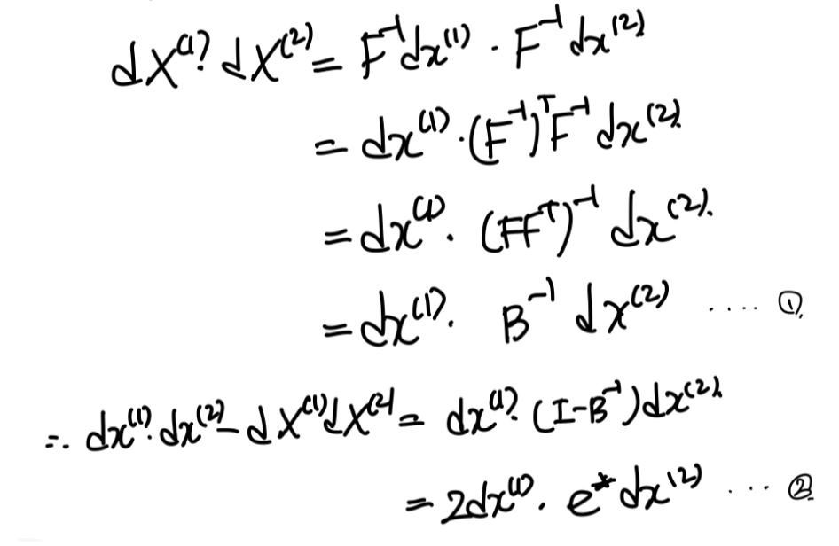 Ch1 Kinematics part4 - (B,e), Volume and Area deformation