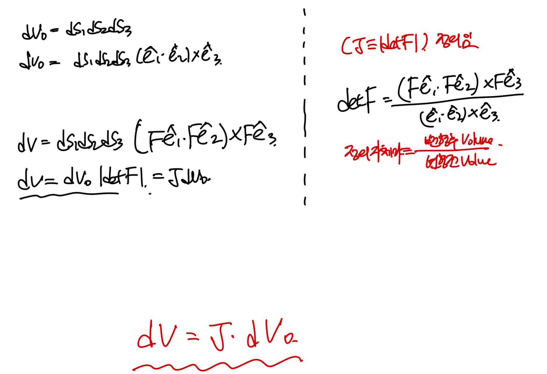 Ch1 Kinematics part4 - (B,e), Volume and Area deformation