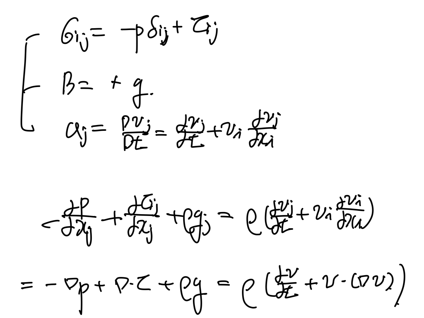 ch2 Stress - part2 (σ, Cauchy stress tensor) , Equation of Motion