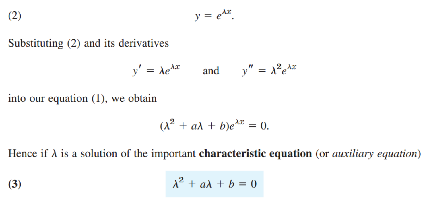 [Engineering Mathematics] Ch 2. 2st-order ODE - part 2