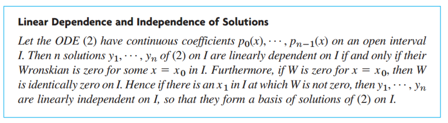 [Engineering Mathematics] Ch 3. Higher-order Linear ODE