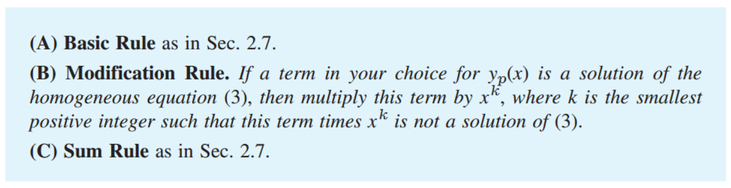 [Engineering Mathematics] Ch 3. Higher-order Linear ODE