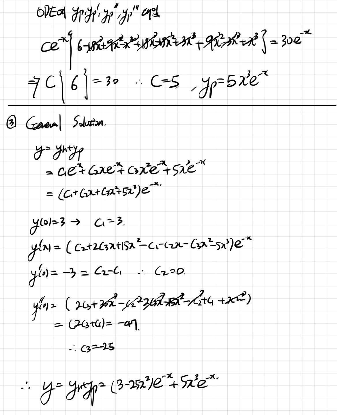 [Engineering Mathematics] Ch 3. Higher-order Linear ODE