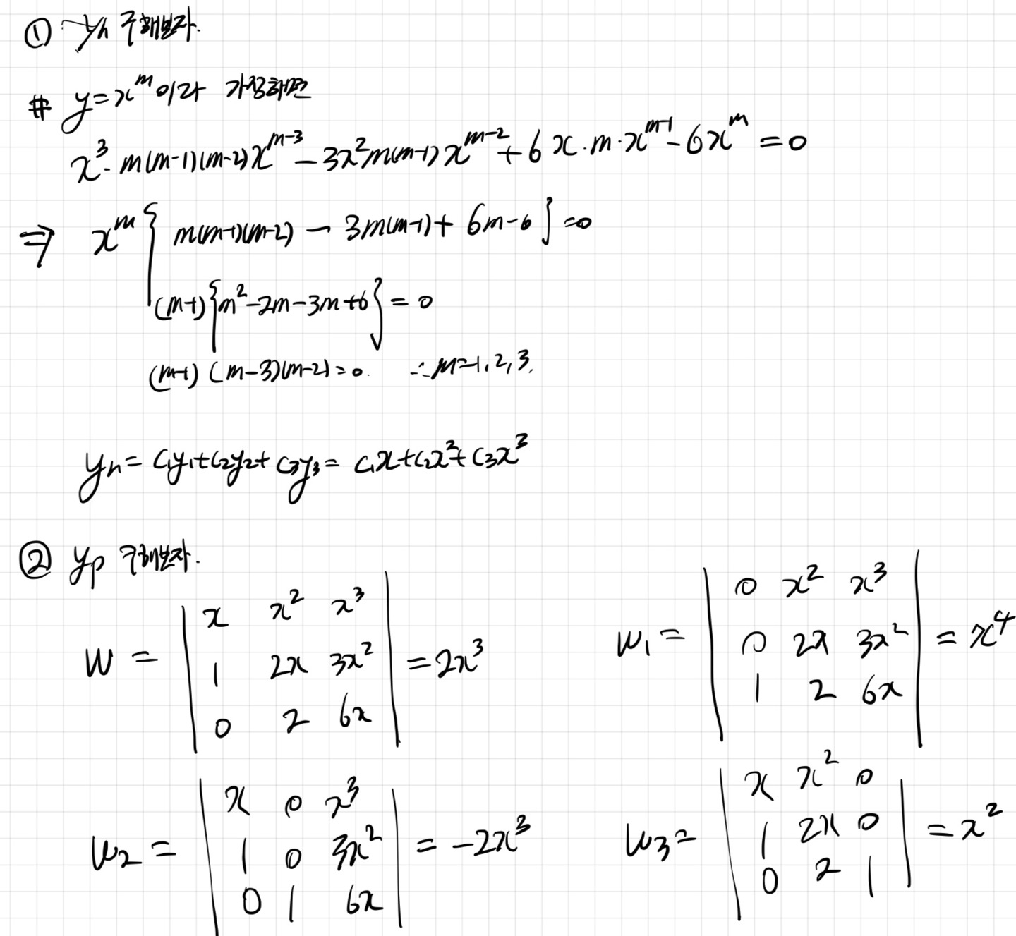 [Engineering Mathematics] Ch 3. Higher-order Linear ODE