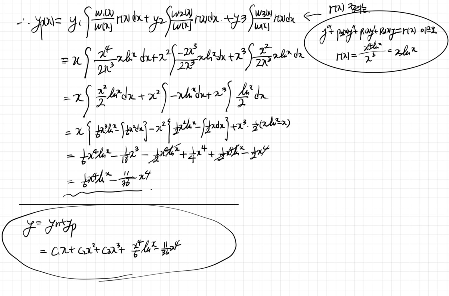 [Engineering Mathematics] Ch 3. Higher-order Linear ODE