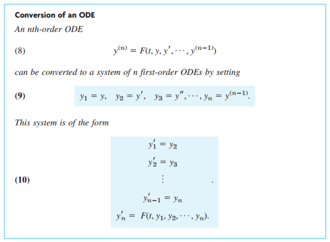 [Engineering Mathematics] Ch 4. Systems of ODE, Phase plane - part1