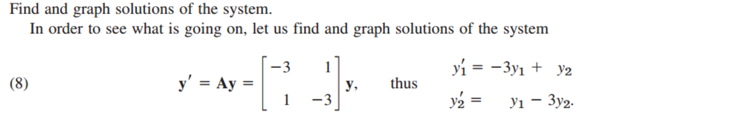 [Engineering Mathematics] Ch 4. Systems of ODE, Phase plane - part1