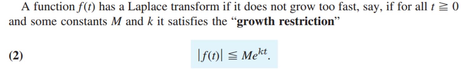 [Engineering Mathematics] Ch 6. Laplace Transform - Concepts