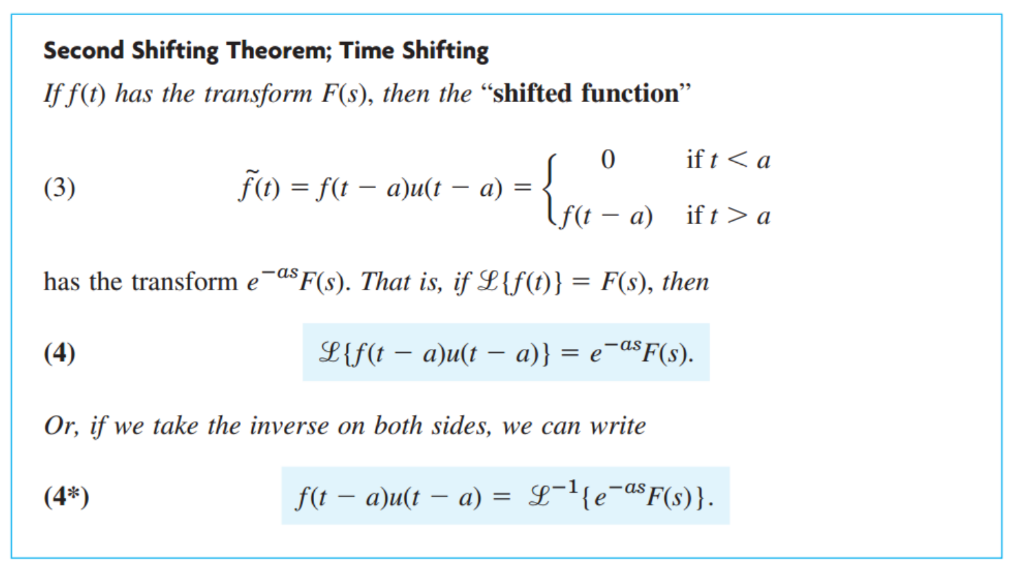 [Engineering Mathematics] Ch 6. Laplace Transform - Unit step function, Dirac's delta function
