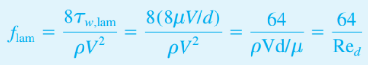 [Fluid mechanics] Ch 6. Viscous Flow in Ducts - Moody chart
