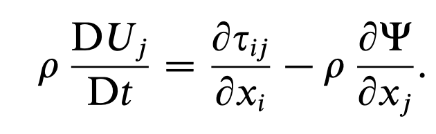 [Turbulent] ch2 - The Equation of Fluid motion