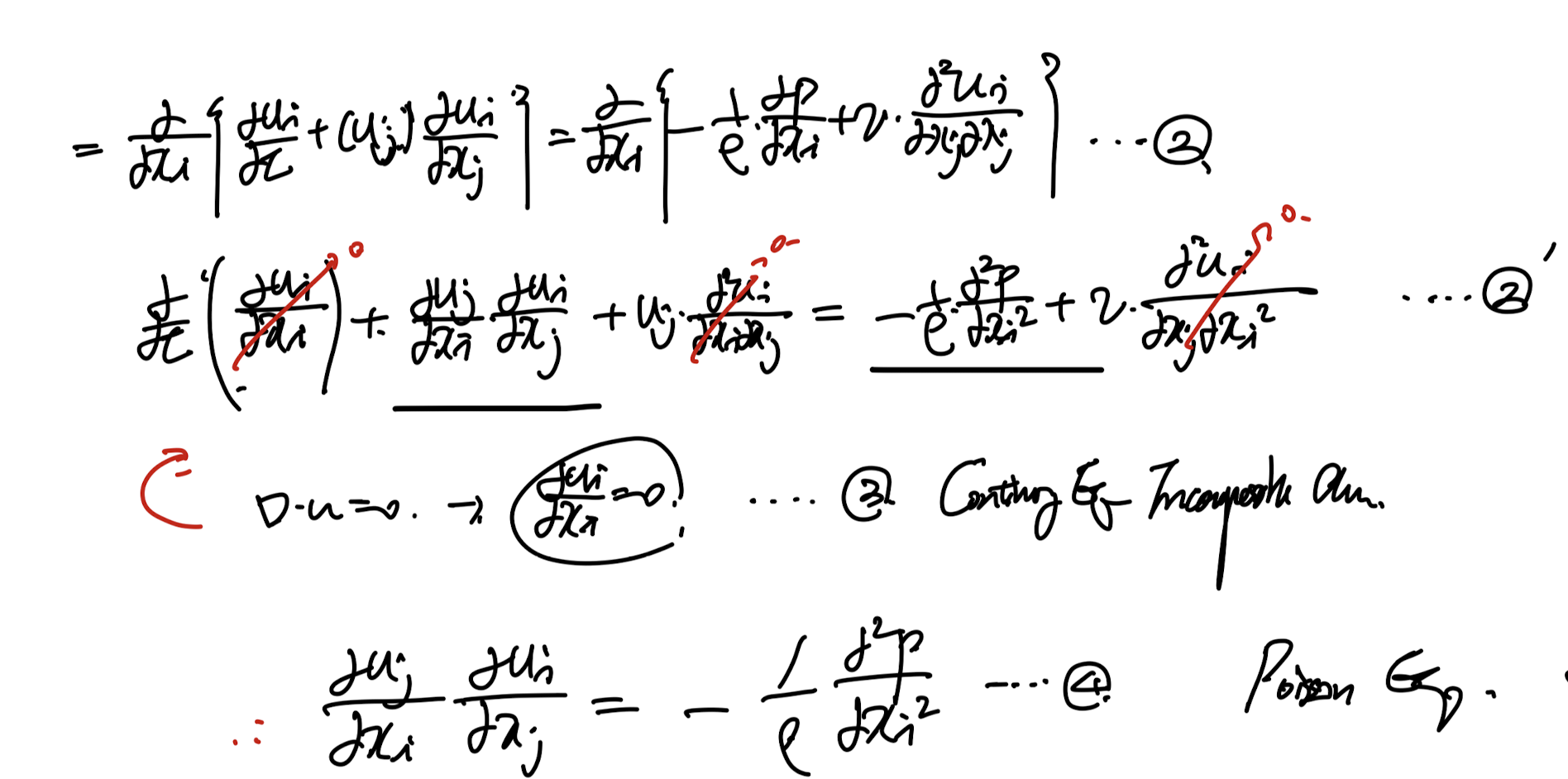 [Turbulent] ch2 - The Equation of Fluid motion