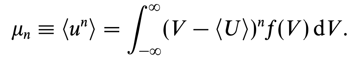 [Turbulent] ch3 - The statistical description of turbulent flows