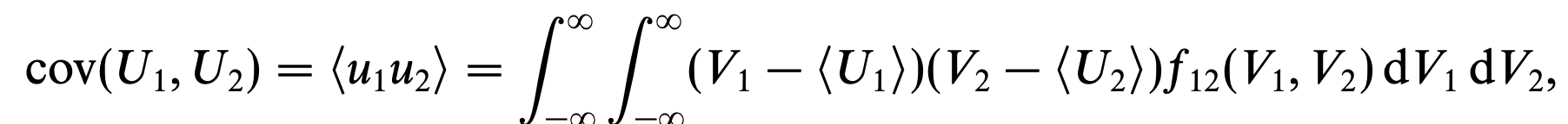 [Turbulent] ch3 - The statistical description of turbulent flows