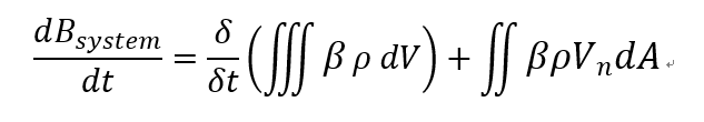 [Gas dynamics] Ch 2 - Control volume analysis - Application of Reynolds Transport Theorem