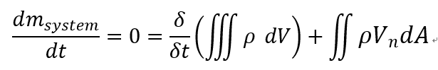 [Gas dynamics] Ch 2 - Control volume analysis - Application of Reynolds Transport Theorem