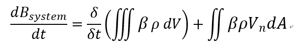 [Gas Dynamics] Ch 2 Control Volume Analysis - Reynolds Transport theorem