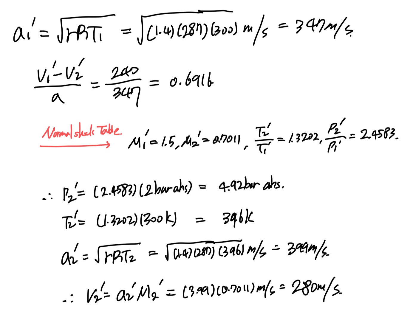 [Gas Dynamics] Ch 7 Moving and Oblique Shocks - part 1