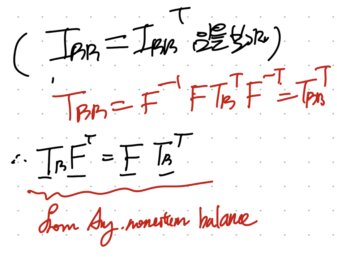 Ch6 Finite Deformation - part2 - Finite deformation - Frame indifference