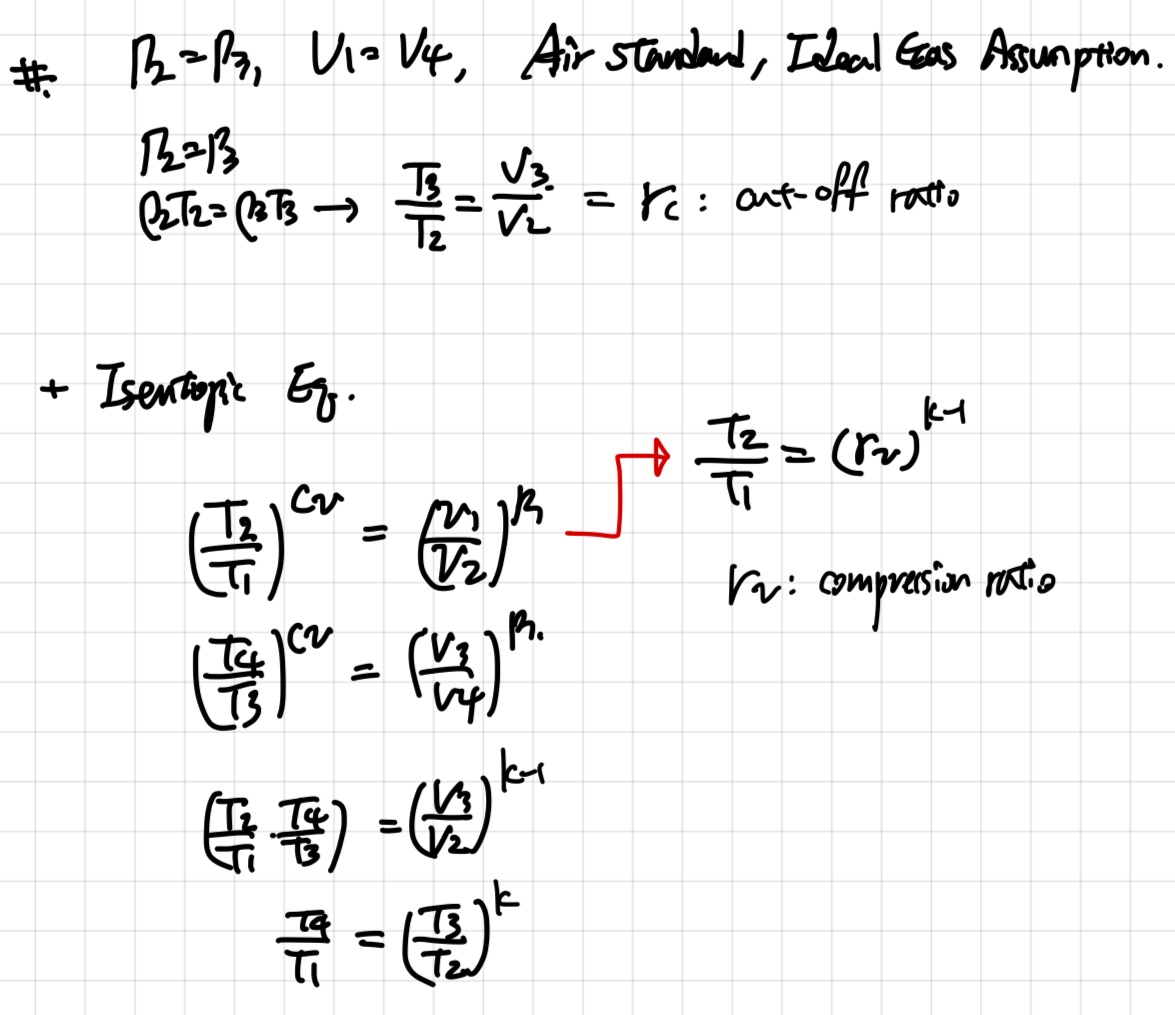 [Thermodynamics] Ch 10. Otto - Diesel cycle