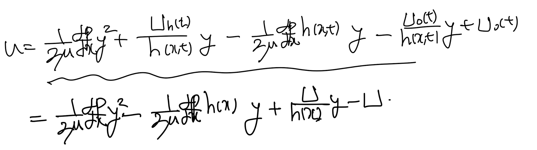 Ch4 Laminar flow - lubrication Theory