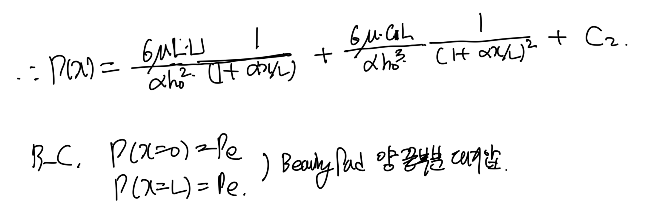 Ch4 Laminar flow - lubrication Theory